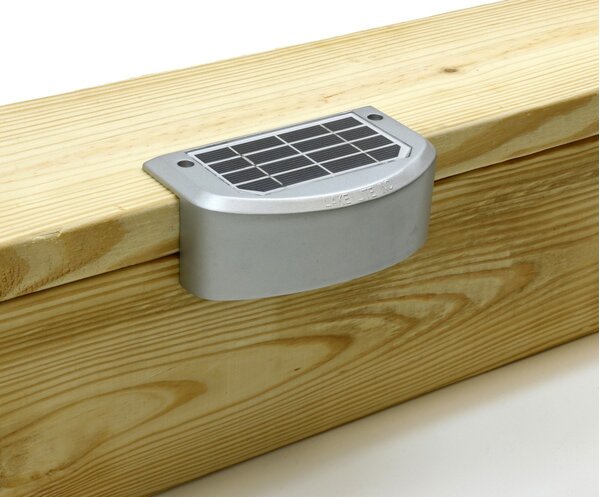 Solar Rail Light - 3 Color LED Switchable