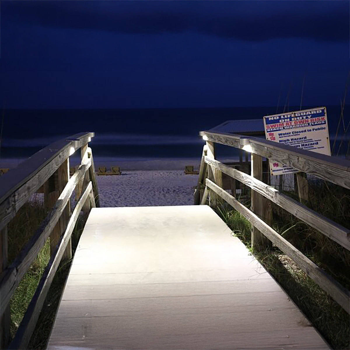 Solar Rail Light - 3 Color LED Switchable