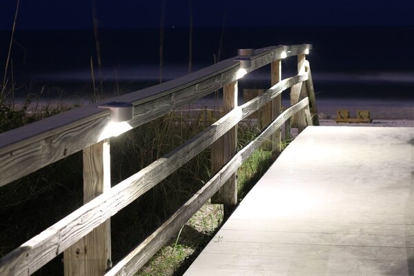 Solar Rail Light - 3 Color LED Switchable