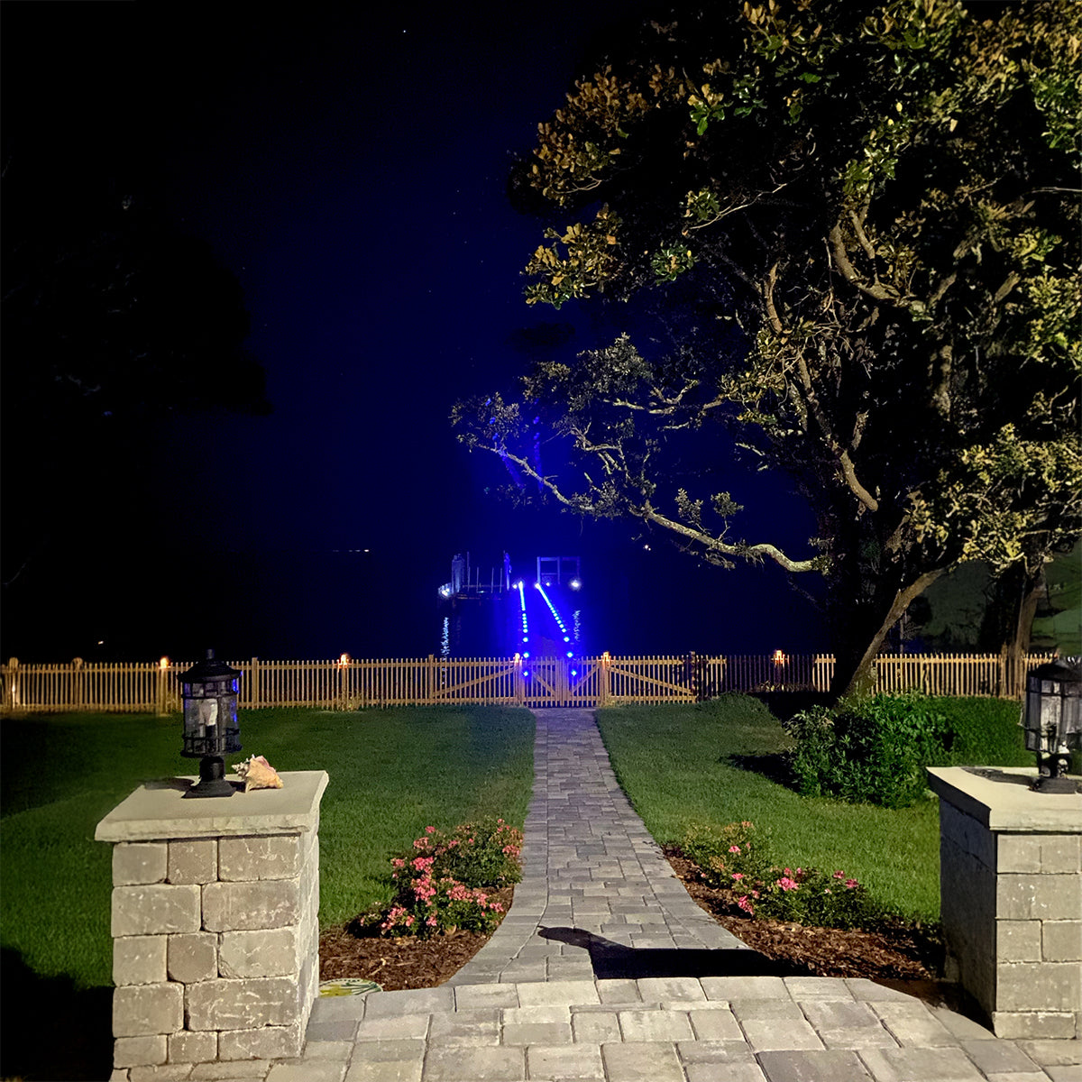 Solar Deck Lights customer
