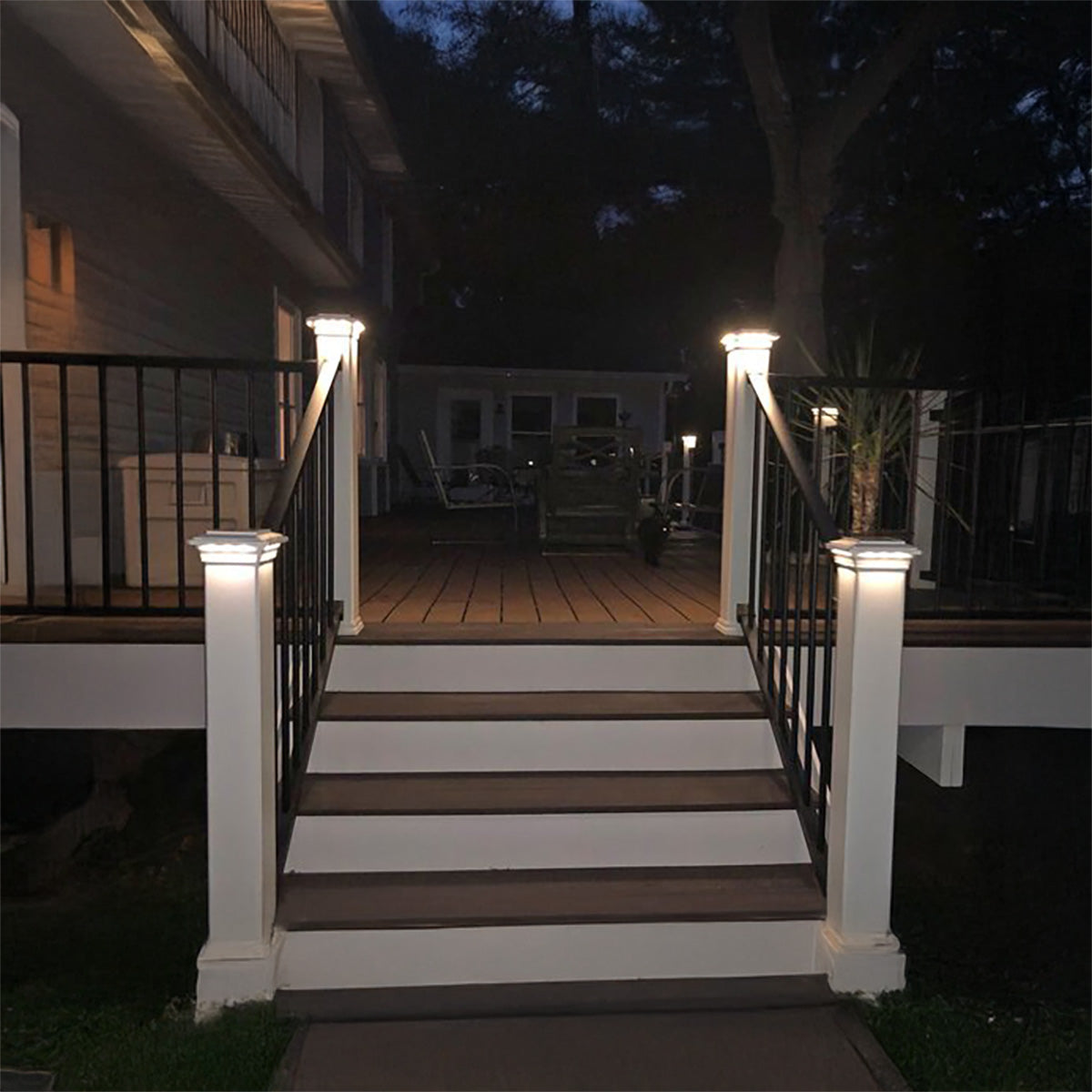 Solar Post Cap light customer