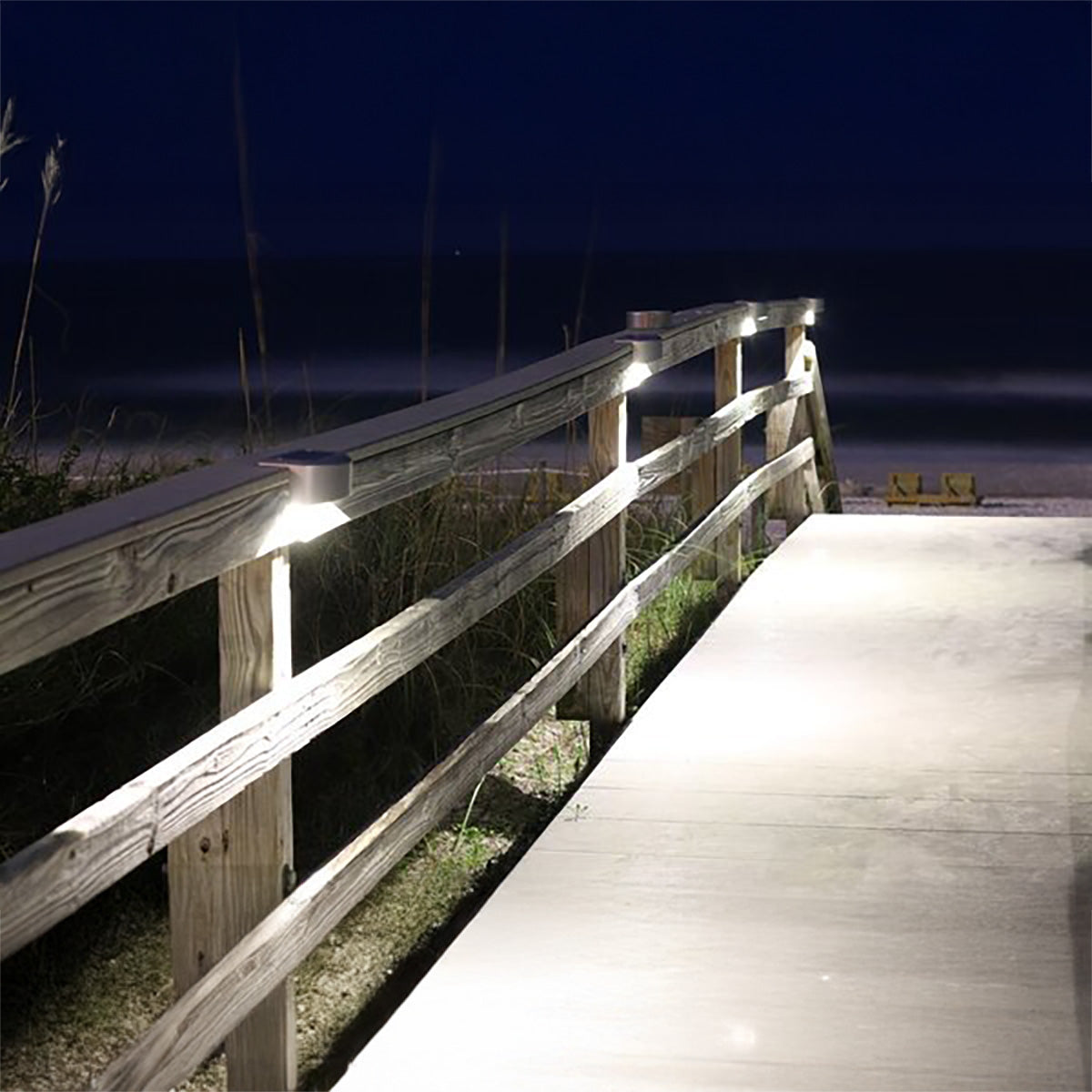 Solar Rail Light - 3 Color LED Switchable