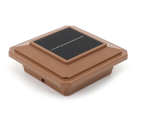 4½ in. x 4½ in. Solar Post Cap Light for Trex - 3 LED Color Changing