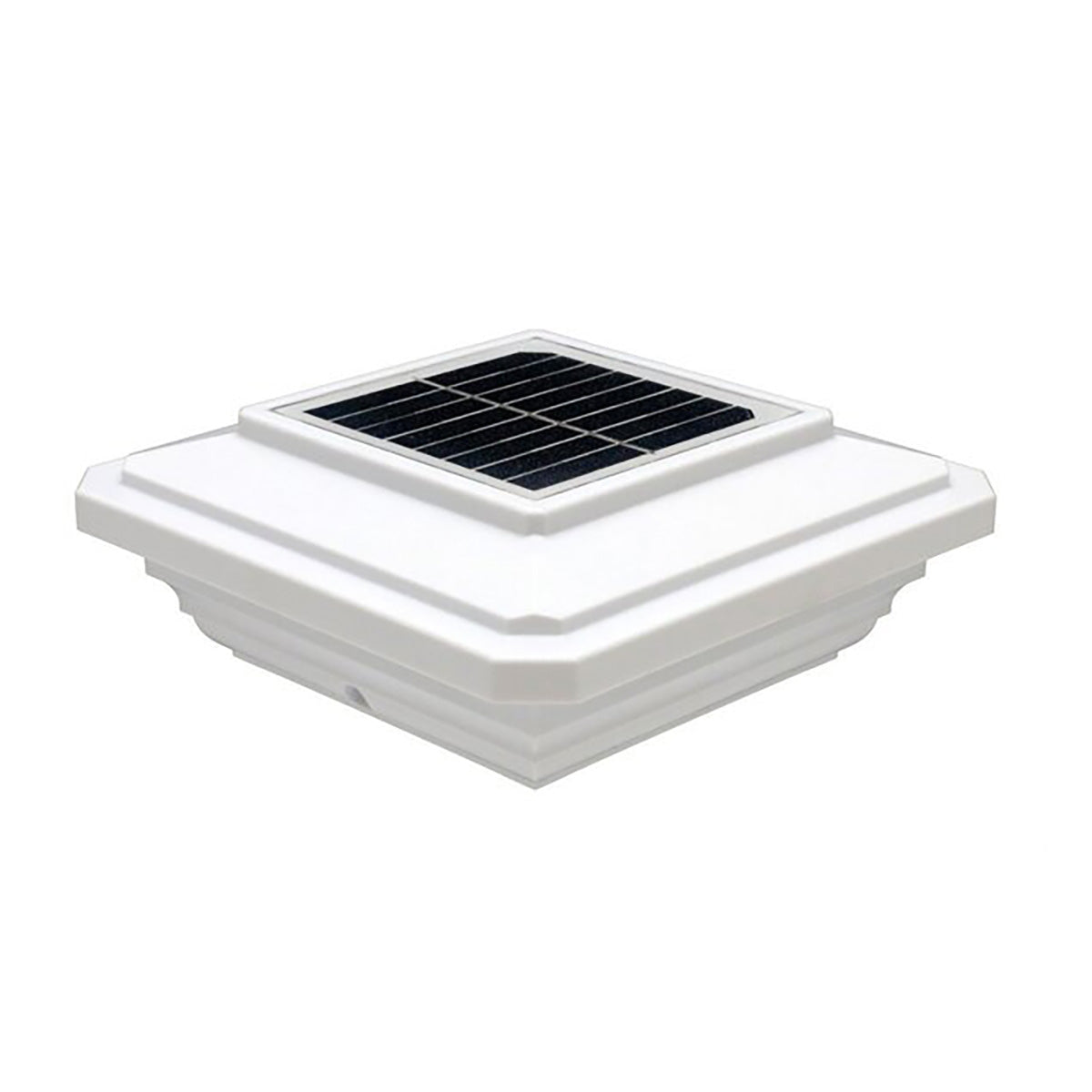 4 in. x 4 in. Solar Post Cap Light - 3 LED Colors