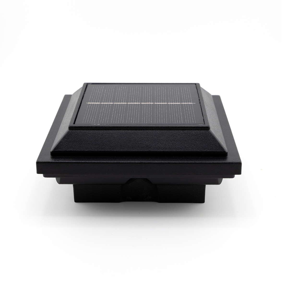 3 in x 3 in. White Solar Post Cap Light - White LED