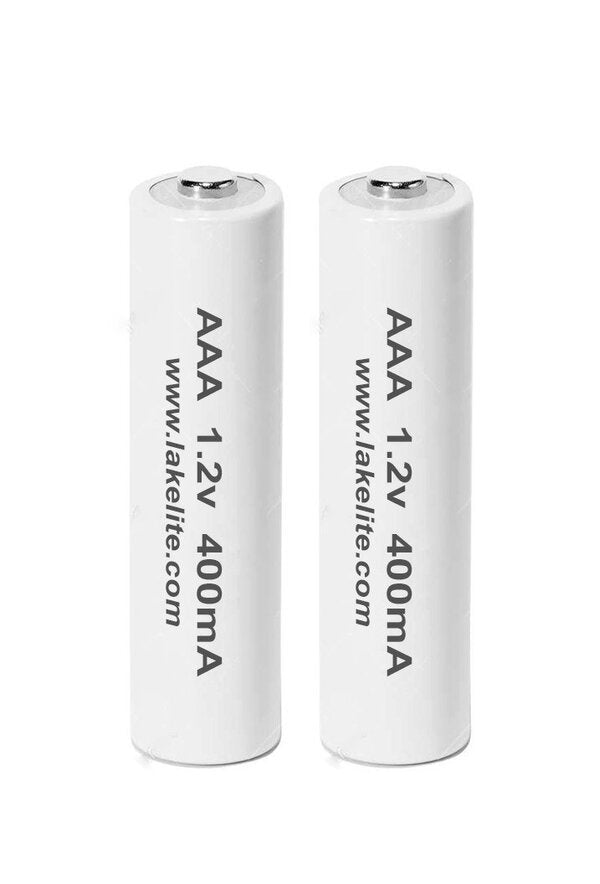 2-Pack AAA 1.2v 600mA Rechargeable Batteries