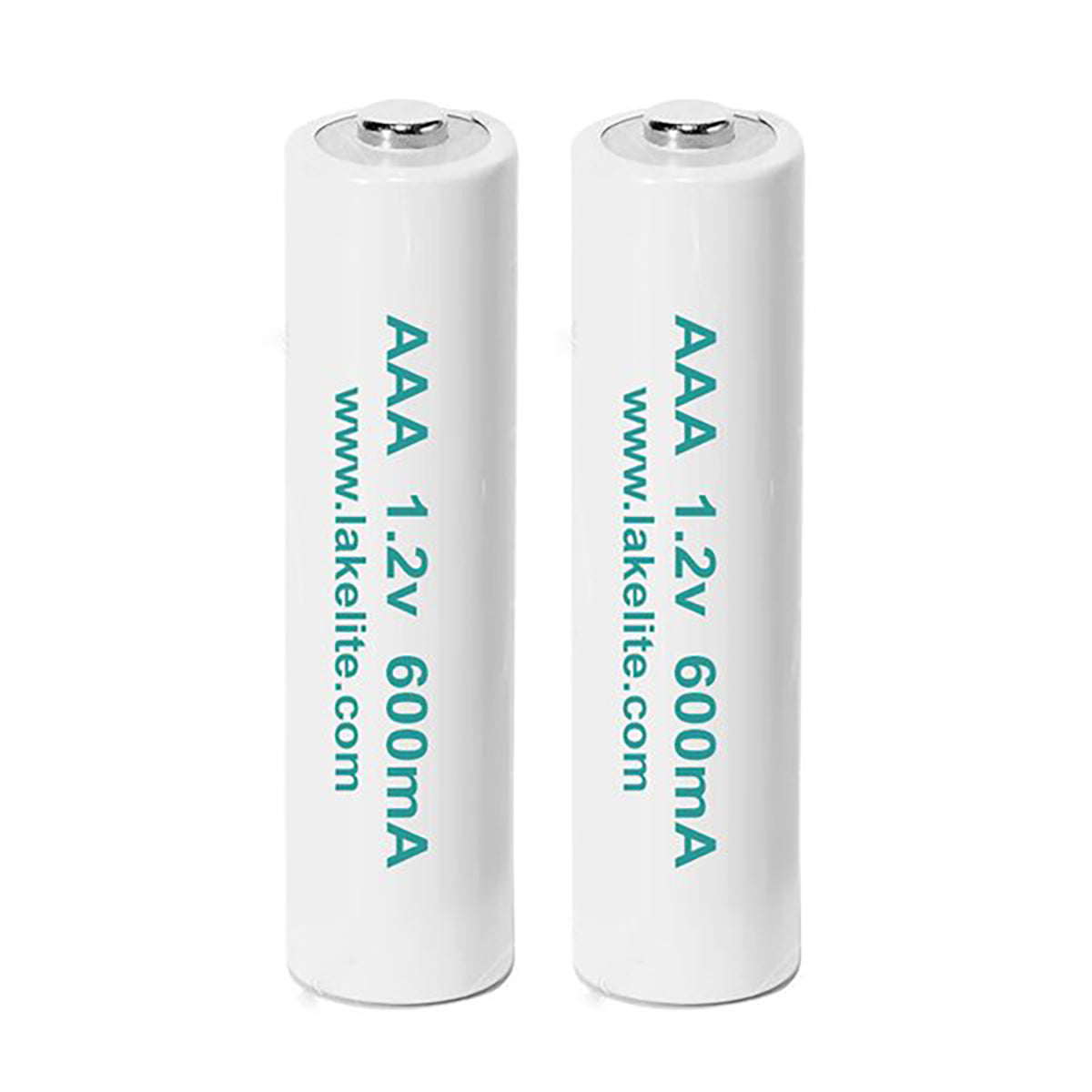 2-Pack AAA 1.2v 600mA Rechargeable Batteries