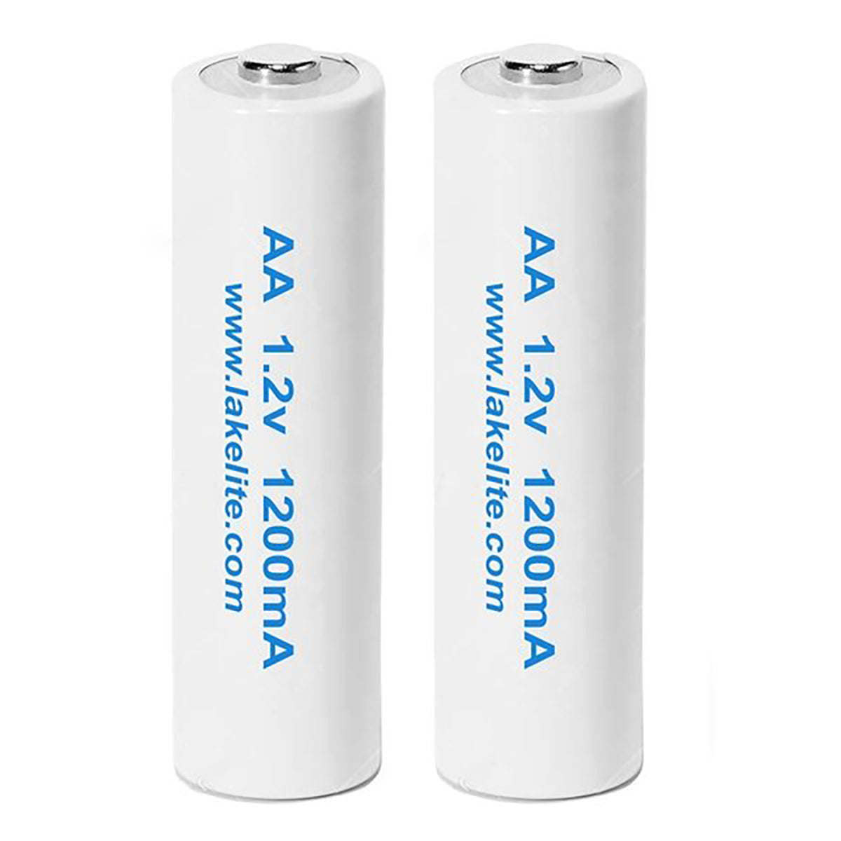 2 Pack AA 1.2v 1200mA Rechargeable Batteries