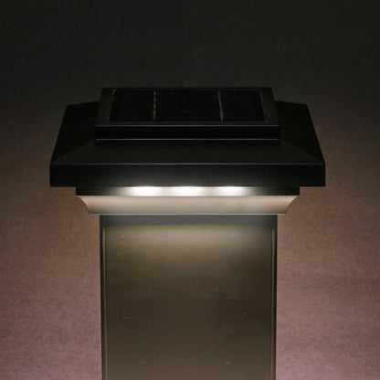 5½ in. x 5½ in. Solar Post Cap Light for Azek | Trex | Wood - 3 LED Colors Changing