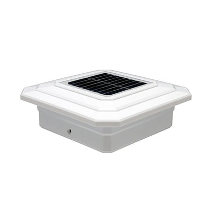 5 in. x 5 in. Solar Post Cap Light - 3 LED Colors