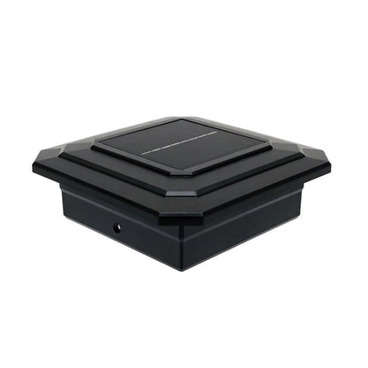 5 in. x 5 in. Solar Post Cap Light - 3 LED Colors