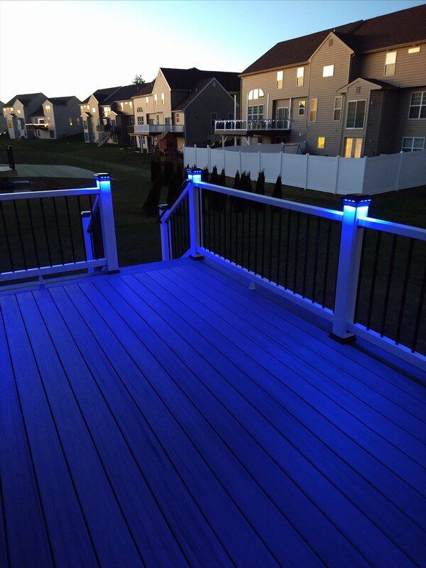 5⅛ in. x 5⅛ in. Solar Post Cap Light for TimberTech - 3 LED Colors