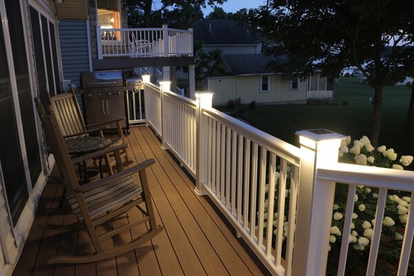 5⅛ in. x 5⅛ in. Solar Post Cap Light for TimberTech - 3 LED Colors