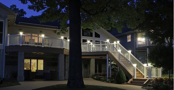 5⅛ in. x 5⅛ in. Solar Post Cap Light for TimberTech - 3 LED Colors