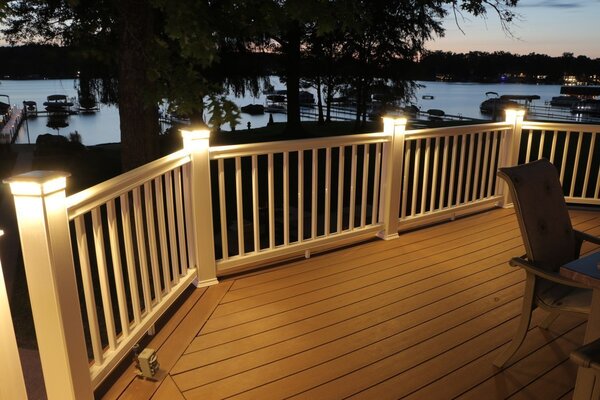 5⅛ in. x 5⅛ in. Solar Post Cap Light for TimberTech - 3 LED Colors