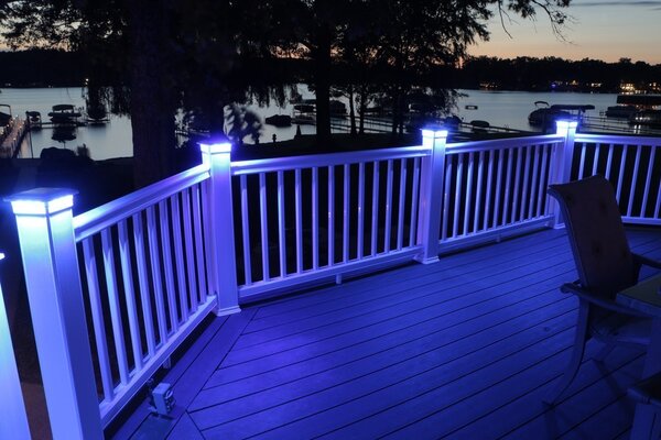 5⅛ in. x 5⅛ in. Solar Post Cap Light for TimberTech - 3 LED Colors