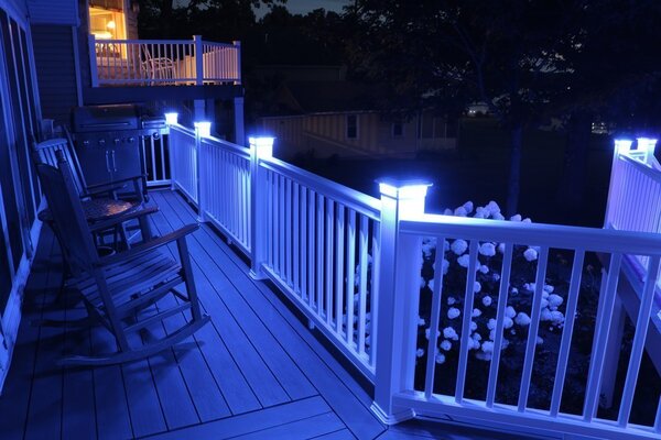 5⅛ in. x 5⅛ in. Solar Post Cap Light for TimberTech - 3 LED Colors