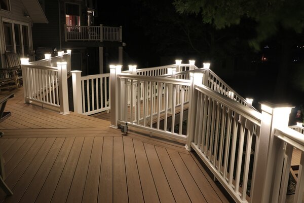 4 in. x 4 in. Solar Post Cap Light - 3 LED Colors