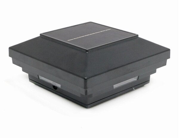 4 in. x 4 in. White Solar Post Cap Light - White LED