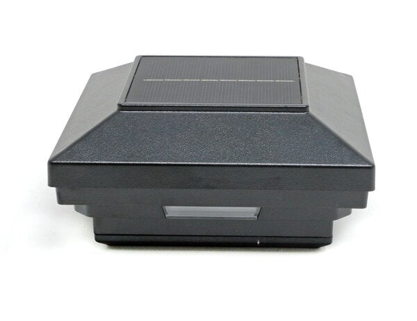 3½ in x 3½ in. (4 in. x 4 in. Wood) White Solar Post Cap Light - White LED