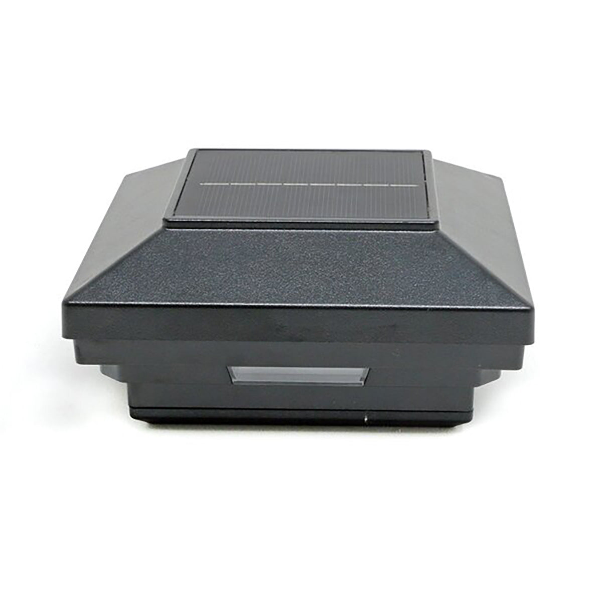 Black solar light on a white background