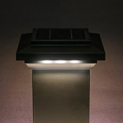 Solar Post Cap Light black