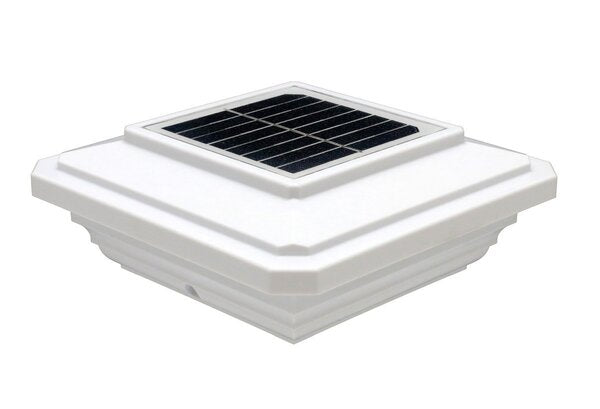 4 in. x 4 in. Solar Post Cap Light - 3 LED Colors