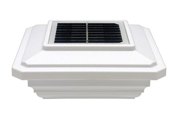 4 in. x 4 in. Solar Post Cap Light - 3 LED Colors