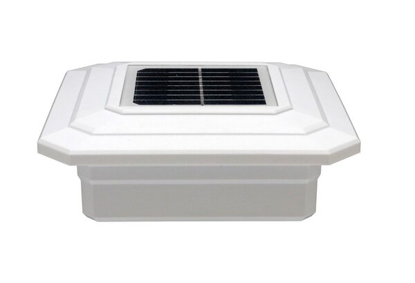 5 in. x 5 in. Solar Post Cap Light - 3 LED Colors
