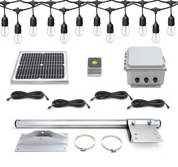 Solar Gazebo & Pergola String Light Kit
