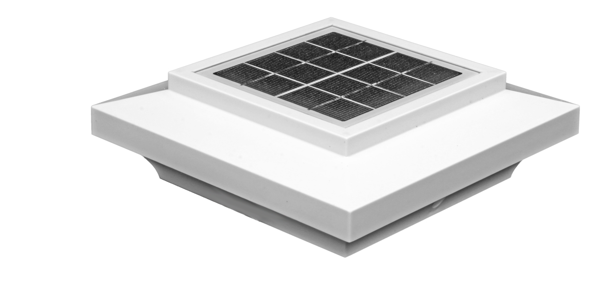 5½ in. x 5½ in. Solar Post Cap Light for Azek | Trex | Wood - 3 LED Colors Changing